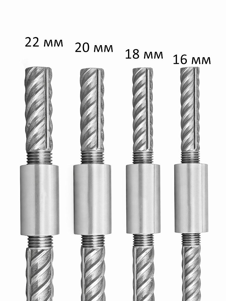 Муфта с цилиндрической резьбой для стыковки арматуры 20 мм фото 3