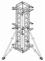 Опалубка колонн на угловых элементах Купить Опалубка колонн на угловых элементах