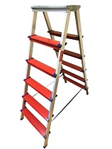 Двухсторонняя алюминиевая комбинированная стремянка TeaM 7x7 Купить Двухсторонняя алюминиевая комбинированная стремянка TeaM 7x7